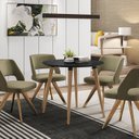 Ver imagem 4 de Mesa para Sala de Jantar 4 Lugares Redonda 90cm Veneza 