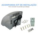 Ver imagem 6 de 2 Secadores de Mãos Automático 12 M/s Elétrico 1500w Sensor para Banheiro Cinza Importway Iwsma-12cz