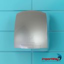 Ver mais imagens de 2 Secadores de Mãos Automático 12 M/s Elétrico 1500w Sensor para Banheiro Cinza Importway Iwsma-12cz