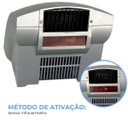 Ver imagem 4 de 2 Secadores de Mãos Automático 12 M/s Elétrico 1500w Sensor para Banheiro Cinza Importway Iwsma-12cz