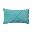 Ver imagem 1 de Capa para Almofada Drapeada em Veludo Retangular 60x40 Tiffany