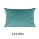 Ver imagem 5 de Capa para Almofada Drapeada em Veludo Retangular 60x40 Tiffany