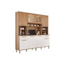 Ver imagem 2 de Cozinha Compacta Diamante 8 Portas 2 Gav Cinamomo/Branco MGM