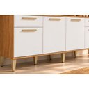 Ver mais imagens de Cozinha Compacta Diamante 8 Portas 2 Gav Cinamomo/Branco MGM