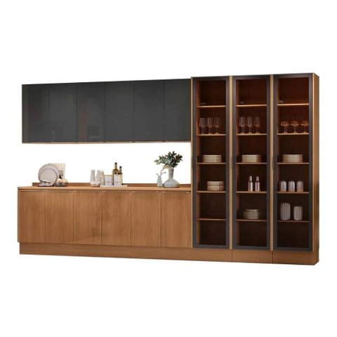 Kit Modulado Kappesberg 12 Peças Vibra C12p31 Canela/verde Pistache Lacca