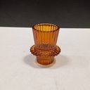 Ver imagem 7 de Castiçal Decorativo de Vidro Marrom 7x6x6cm Porta Vela Mesa Jantar Decoração