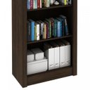 Ver imagem 6 de Estante de Livros 60CMX138CM 3 Prateleiras Marrom/Rustico