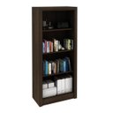 Ver imagem 3 de Estante de Livros 60CMX138CM 3 Prateleiras Marrom/Rustico