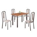 Ver imagem 2 de Conjunto Sala de Jantar com 4 Cadeiras Lívia