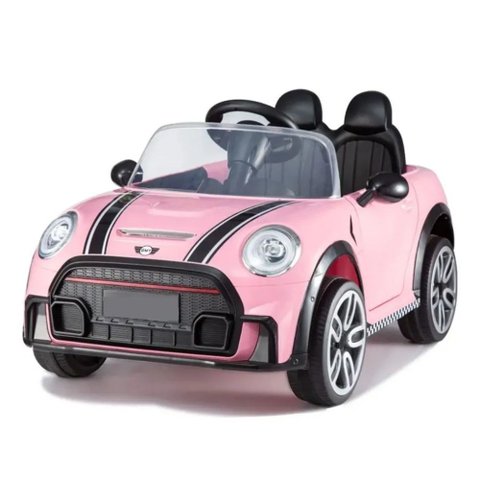 Carro Eletrico Esportivo com Controle 12v Rosa - Shiny Toys
