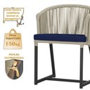 Ver imagem 3 de Mesa com 4 Cadeiras e Noronha Estofado 10 Trama Original Rami