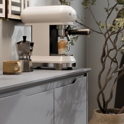 Aparador Bancada Sala Buffet Balcão Armário Cozinha Cantinho do Café 2 Portas Flow - 10