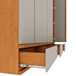 Guarda Roupa Casal 6 Portas 9 Gavetas Esparta Tcil Móveis - 7