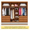 Ver mais imagens de Guarda Roupa Casal 6 Portas 9 Gavetas Esparta Tcil Móveis