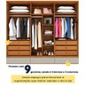 Guarda Roupa Casal 6 Portas 9 Gavetas Esparta Tcil Móveis - 10