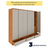 Guarda Roupa Casal 6 Portas 9 Gavetas Esparta Tcil Móveis - 13