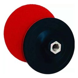 Suporte de Disco Boina com Velcro 7` P/ Lixadeira Furadeira Atlas Suporte de Disco Desbaste - 1