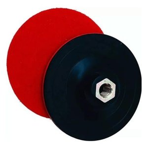 Suporte de Disco Boina com Velcro 7` P/ Lixadeira Furadeira Atlas Suporte de Disco Desbaste