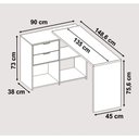 Ver imagem 7 de Mesa para Computador Office Nt 2060 Branco - Notável