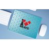 Mouse Pad Emborrachado Personalizado Grande Skate SK8 Skateboarding - Eu Amo Skate - 1