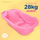 Ver imagem 5 de Banheira Infantil Ergonomica Safety Rosa P/ Bebe Tutti Baby