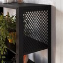 Ver imagem 6 de Rack 180 Cm Gaveta Aparador 130 Cm Industrial 17x21 Preto Mell Pp