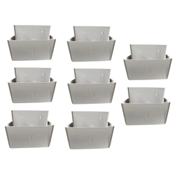 Kit 8 Pés para Guarda Roupas Armários Multiuso Roman Cor:branco - 1