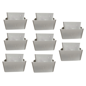 Kit 8 Pés para Guarda Roupas Armários Multiuso Roman Cor:branco
