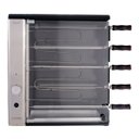 Ver imagem 3 de Churrasqueira Elétrica de Bancada Vertical 5 Espetos 220v Stand Titan