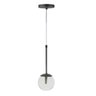Pendente Globo Esfera de Vidro 12cm - Preto - Vidro Cristal - 1