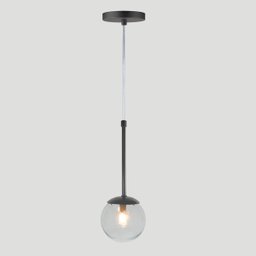 Pendente Globo Esfera de Vidro 12cm - Preto - Vidro Cristal - 2