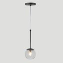 Ver imagem 2 de Pendente Globo Esfera de Vidro 12cm - Preto - Vidro Cristal