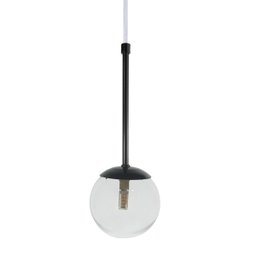 Pendente Globo Esfera de Vidro 12cm - Preto - Vidro Cristal - 3