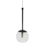 Pendente Globo Esfera de Vidro 12cm - Preto - Vidro Cristal - 3