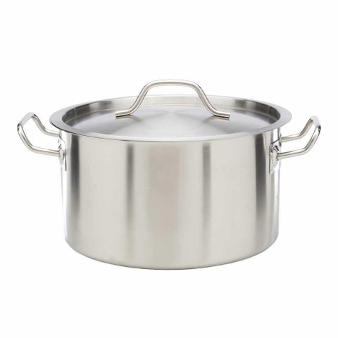Caçarola Inox N° 28 Fundo Triplo 9,2 Litros Gp694 - Gp Inox
