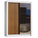 Ver imagem 3 de Guarda-roupa Solteiro Madesa Dallas Plus 2 Portas de Correr com Espelho 4 Gavetas