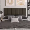 Ver imagem 2 de Cabeceira Painel Imperial Estofada Queen Size Marron 1,60m