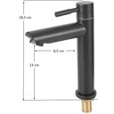 Ver imagem 5 de Torneira Banheiro Bica Baixa Preta