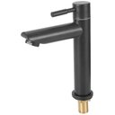 Ver imagem 1 de Torneira Banheiro Bica Baixa Preta