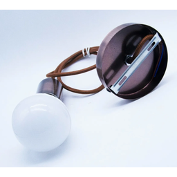 03 Kit Lustre Pendente Vintage Bronze Velho Retrô Edison + 03 Lampada Led Bulbo E27 9w - 3