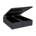 Ver imagem 1 de Cama Box Baú King Universal Courano Gray (193x203x35) - Ortobom