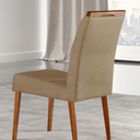 Ver imagem 7 de Conjunto Sala de Jantar Mesa Madeira Maciça Medelim e 6 Cadeiras Havana Marrom/Imbuia/Off White/Turi