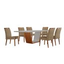 Ver imagem 2 de Conjunto Sala de Jantar Mesa Madeira Maciça Medelim e 6 Cadeiras Havana