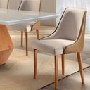 Ver imagem 5 de Conjunto Sala de Jantar Mesa Madeira Maciça Sarah e 8 Cadeiras Roma Mobilare