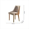 Conjunto Sala de Jantar Mesa Madeira Maciça Sarah e 8 Cadeiras Roma  - 7