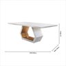 Conjunto Sala de Jantar Mesa Madeira Maciça Sarah e 8 Cadeiras Roma  - 6