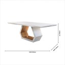 Ver imagem 6 de Conjunto Sala de Jantar Mesa Madeira Maciça Sarah e 8 Cadeiras Roma Mobilare