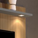 Ver imagem 3 de Estante Home Theater Para TV Até 75 Polegadas Com Led JB 5232 - Elmo / Ônix - Lojas RPM