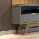 Ver imagem 2 de Estante Home Theater Para TV Até 75 Polegadas Com Led JB 5232 - Elmo / Ônix - Lojas RPM