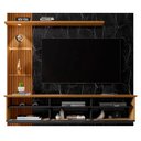 Ver imagem 4 de Painel Bancada Suspensa Para TV Até 60 Polegadas Trend Preto Fosco/Cinamomo/Nero - Bechara